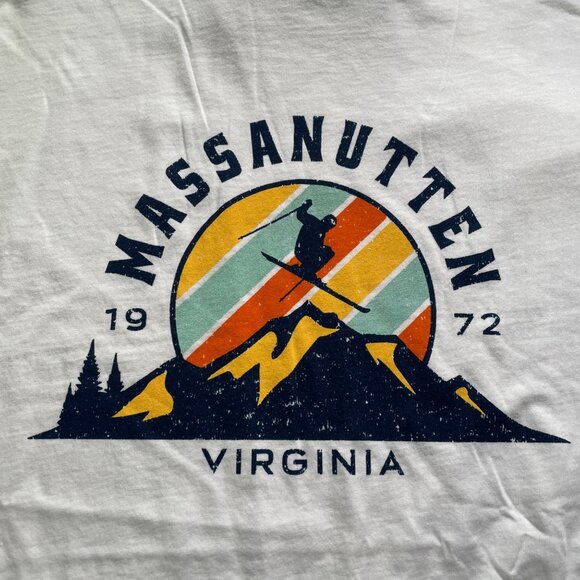 Ouray Pigment Dyed Short Sleeve TShirt Massanutten Virginia Cotton Size Large NE - Picture 2 of 7